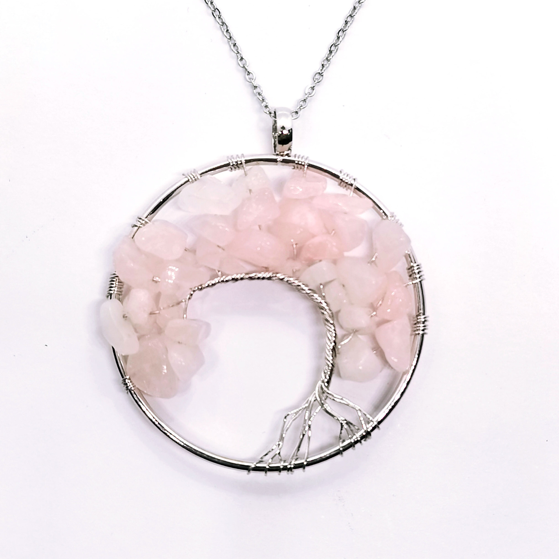 Chain - pink crystal