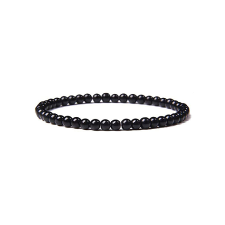 Synthetic black beads