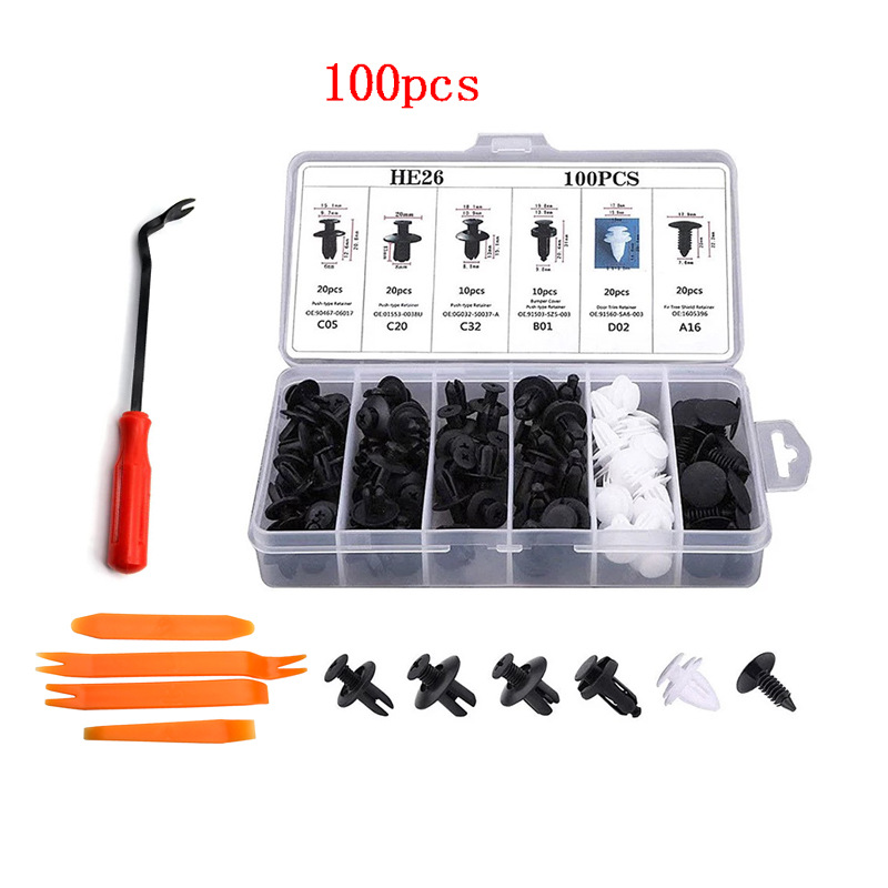 boxed 100pcs with 6 inch red screwdriver and 4-pcs sets