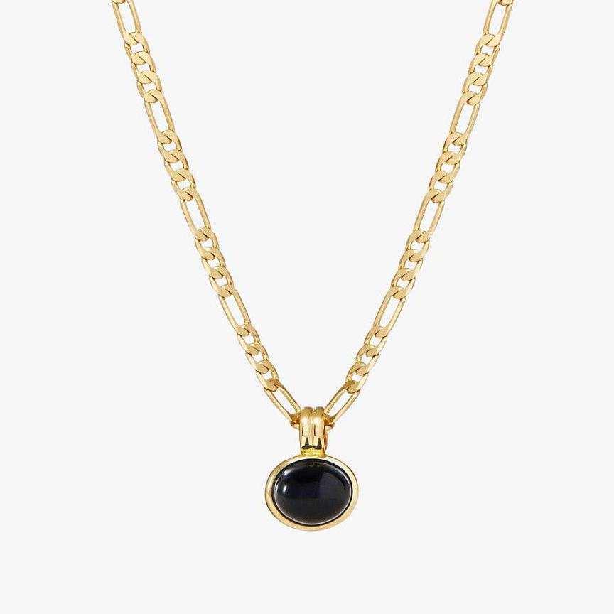 1:Black necklace