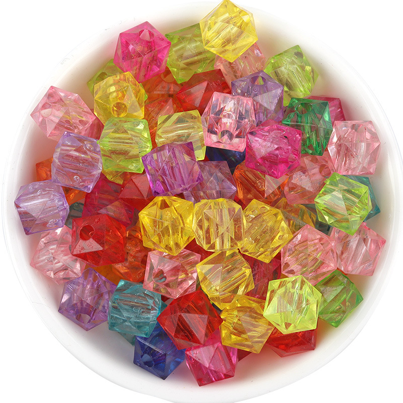 50pcs/pack of square beads 9.6x8.8mm