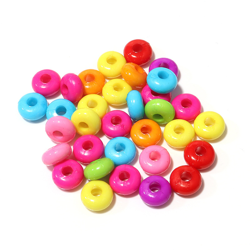 10mm warm color abacus beads (100pcs/pack)