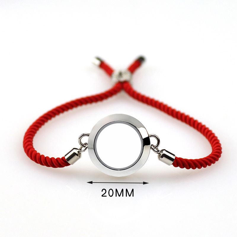 2:red rope bracelet
