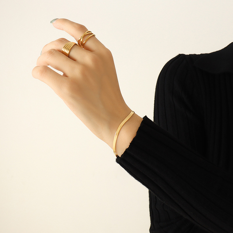 Gold bracelet -15 and 5cm