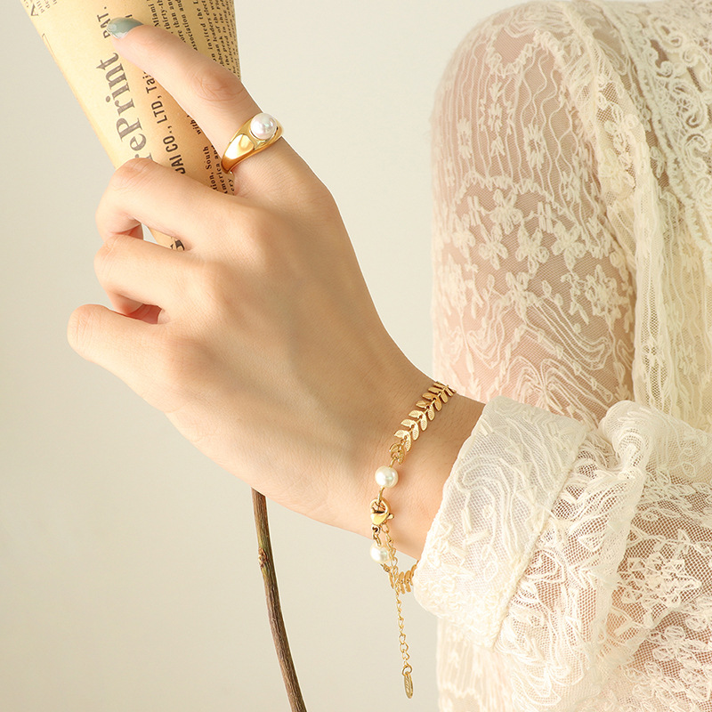 Gold Bracelet-17 and 5cm