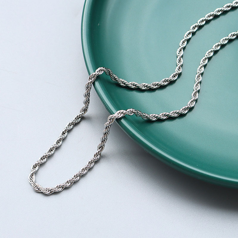 Thick steel color twist chain 3mm,50cm