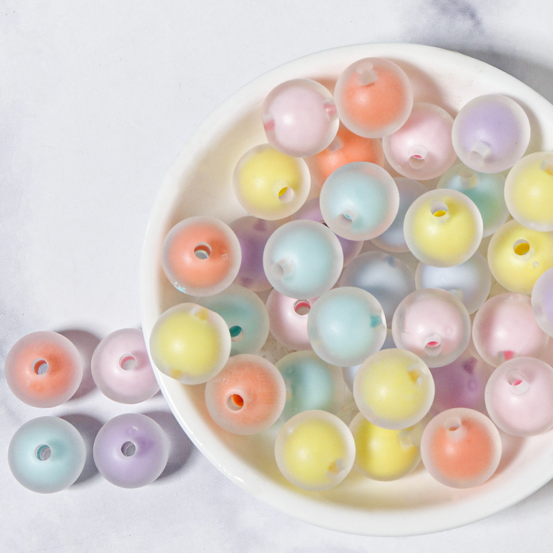 Frosted round balls (50 pcs / bag)