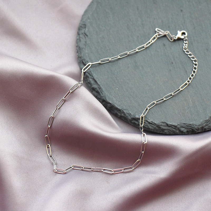 Silver (with extension chain)