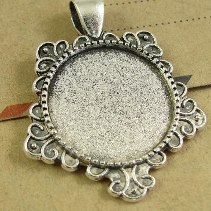 2 antique silver color