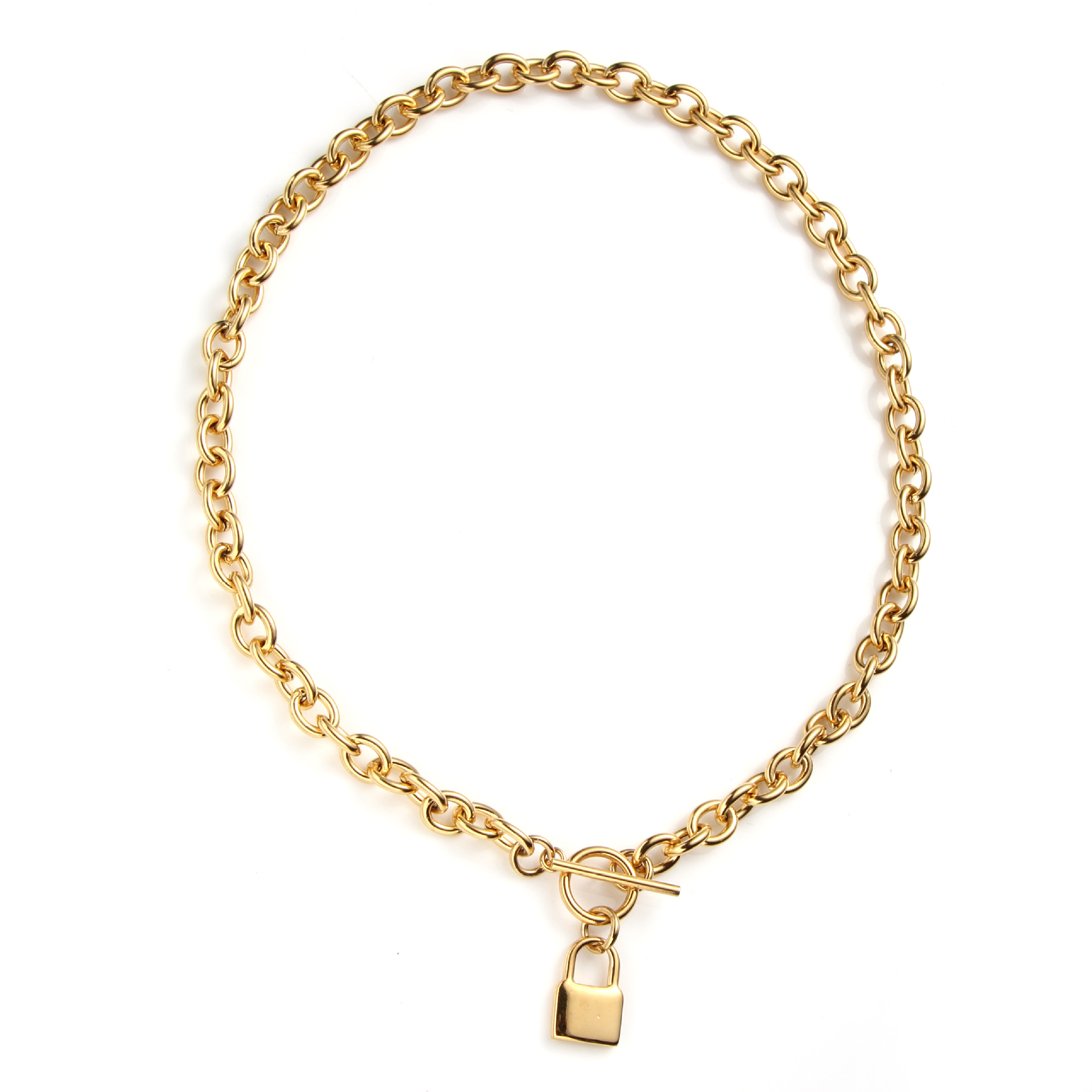 3:gold necklace 45cm