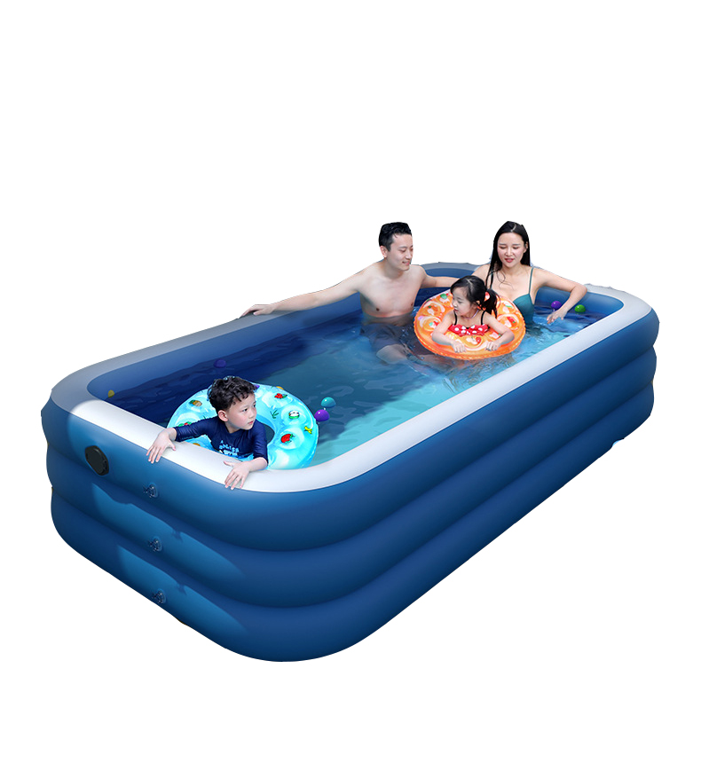 only the inflatable pool