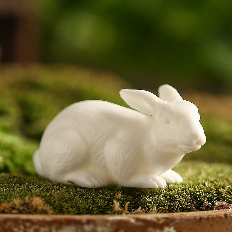 1:Lucky Jade Rabbit  Laying