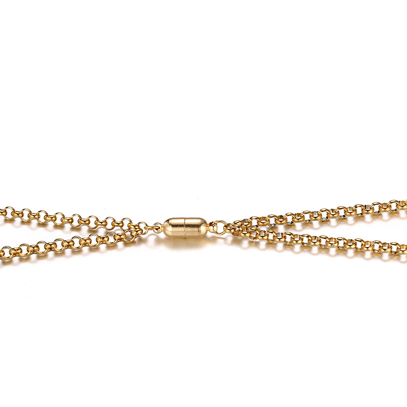 4:O-shaped Necklace Gold