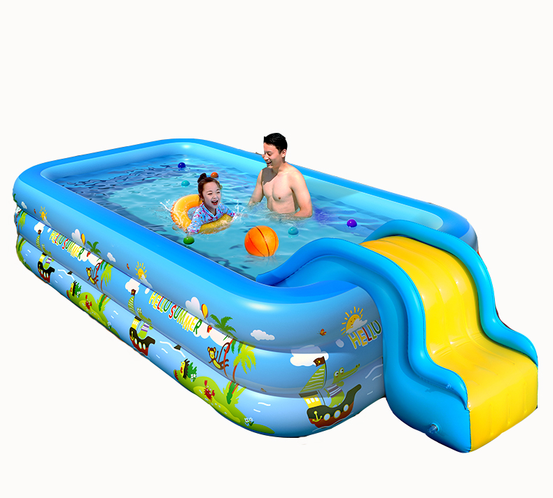 with Inflatable slide
