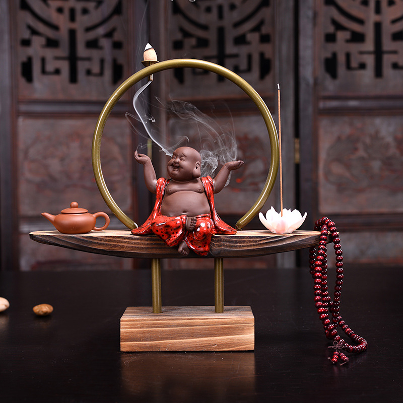 Lucky Red Maitreya Buddha