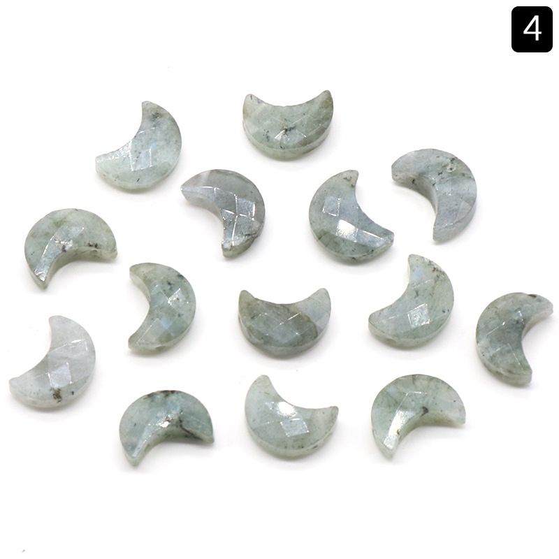 Labradorite (single) Small Moon (10X15mm)