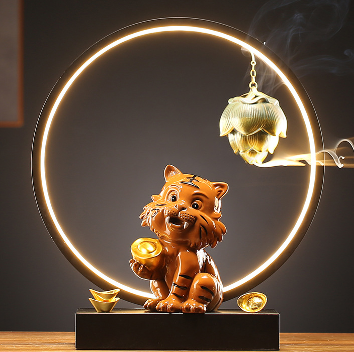 1:Tiger and Tiger (Yellow)   Light Ring