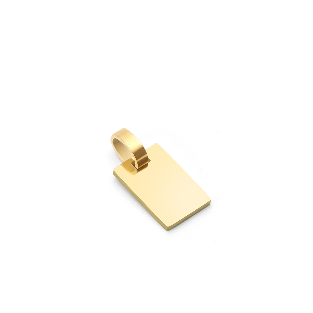 real gold plated 15x10mm
