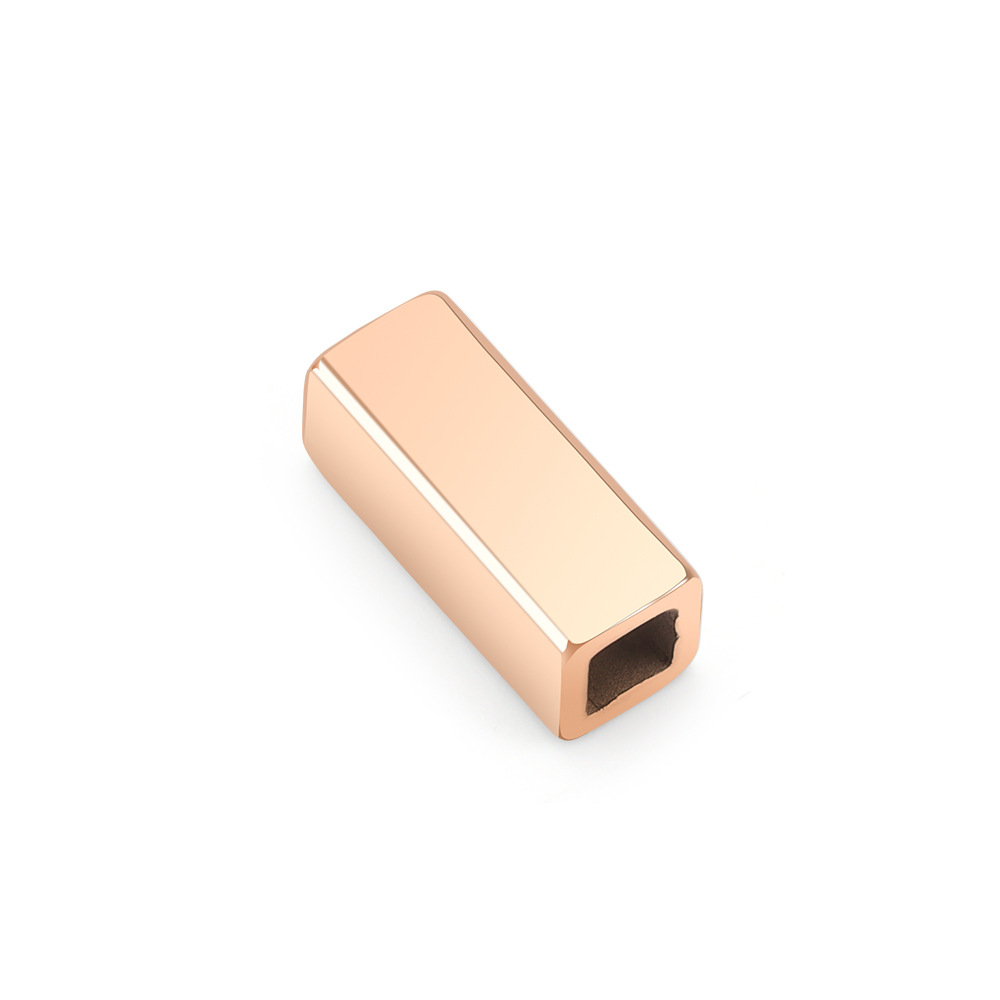 3:real rose gold plated