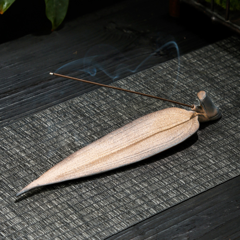 3:Bamboo leaf incense stick 25*6*3.5cm