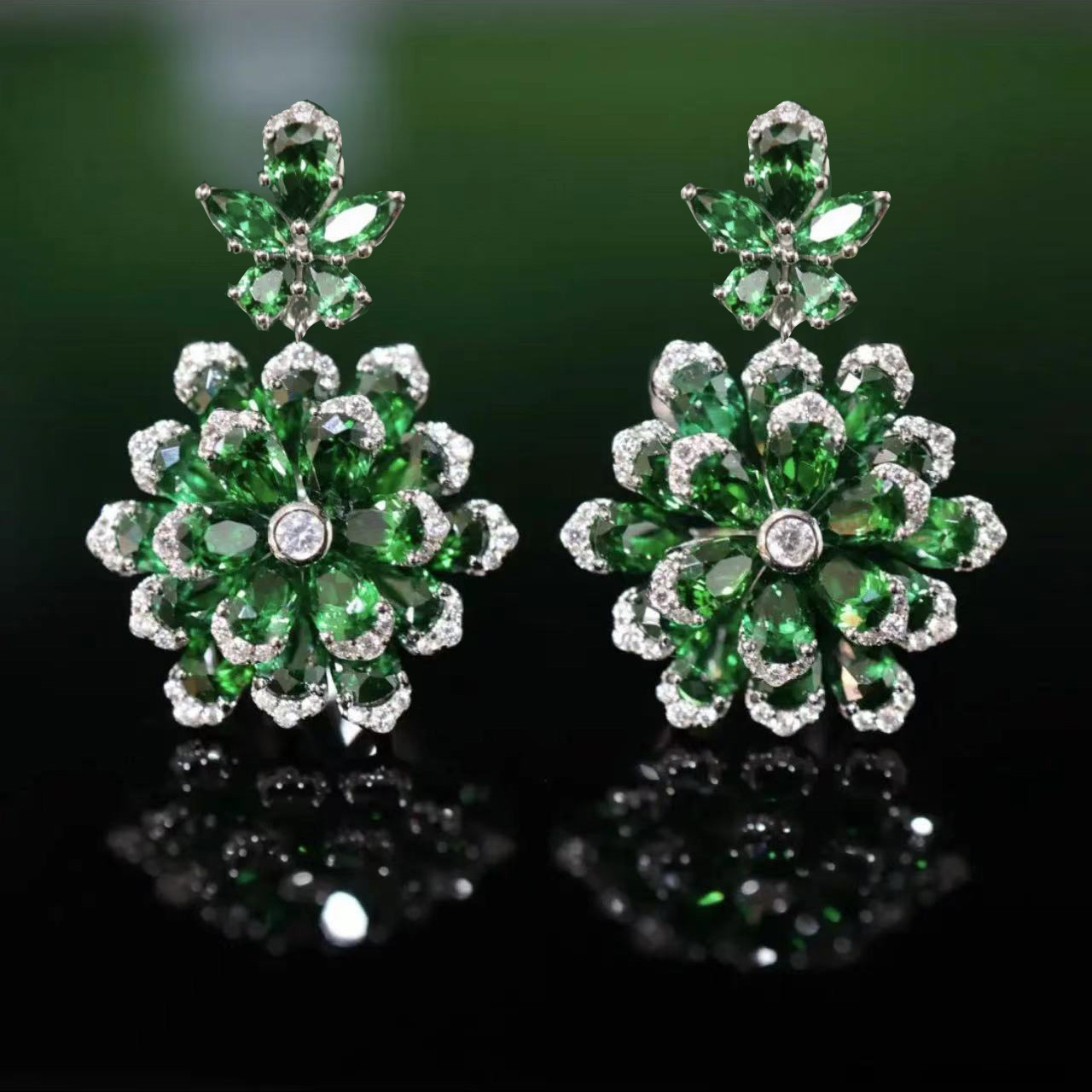 green earring