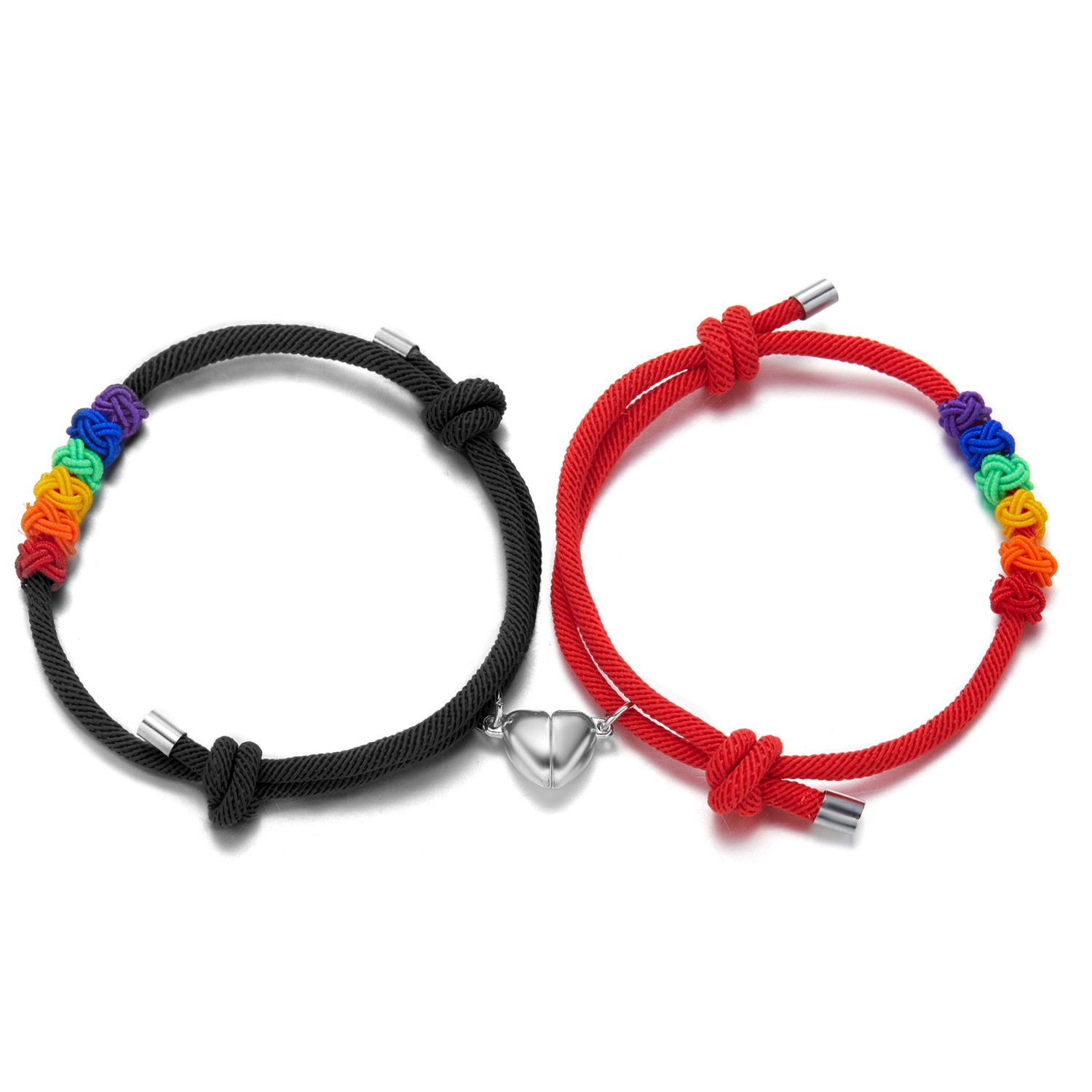 Rainbow black and Red