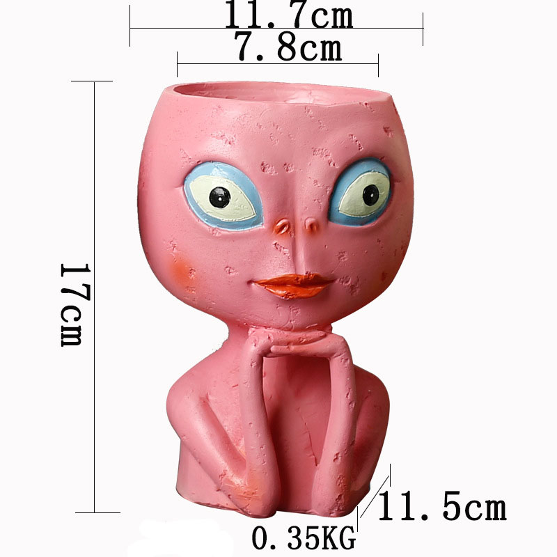 Alien frogman Pink