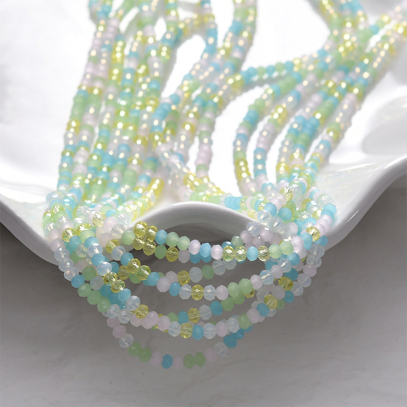 1:3mm light green mixed color 1 about 160 pieces