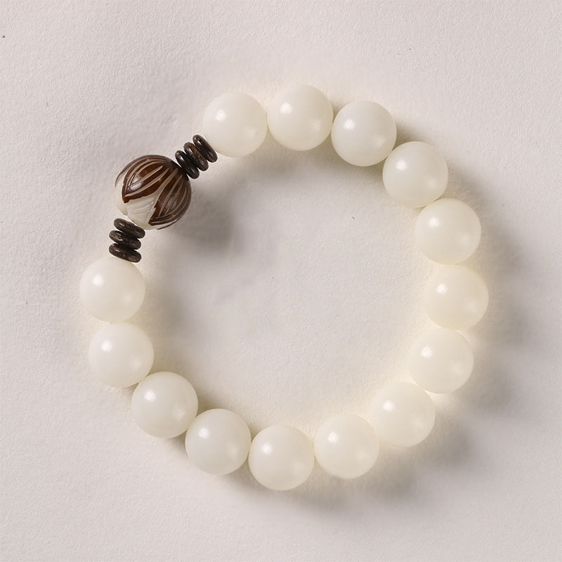 [Bodhi lotus top bead with skin] 12mm
