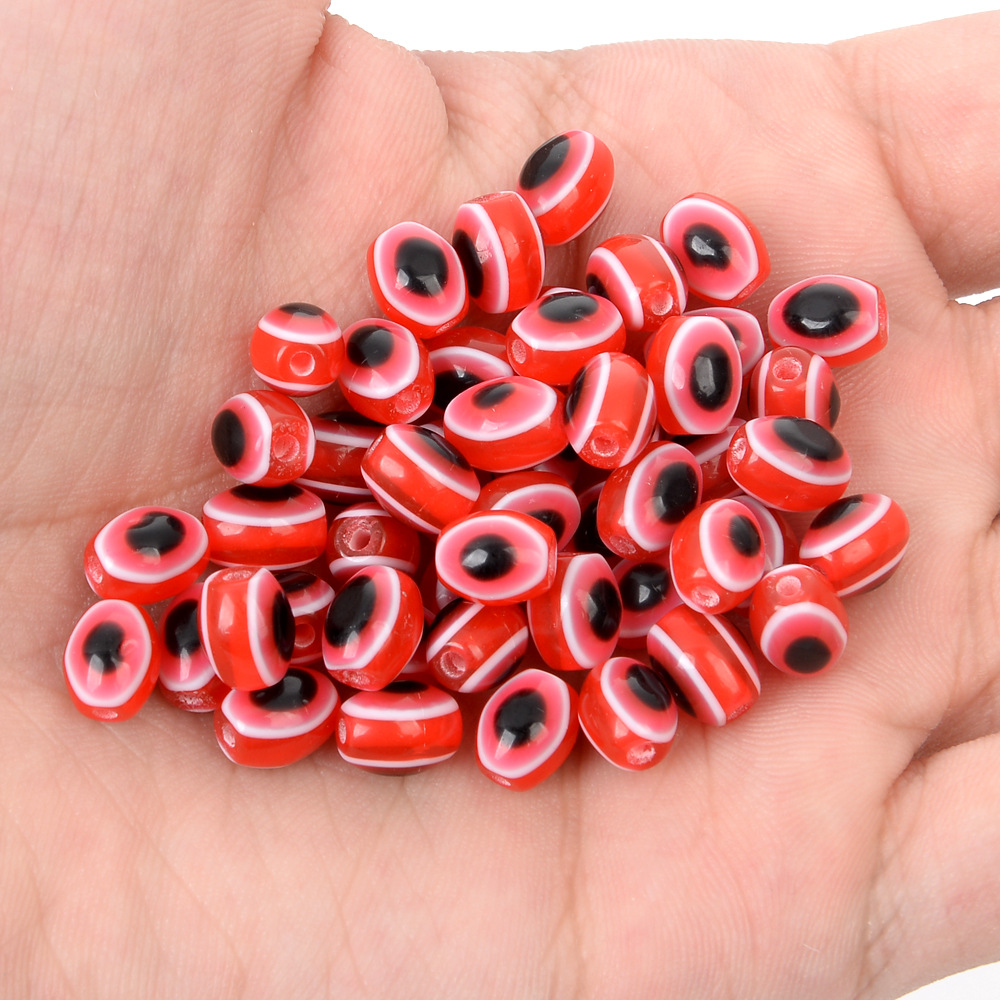 Red Oval 8*10mm50/Pack