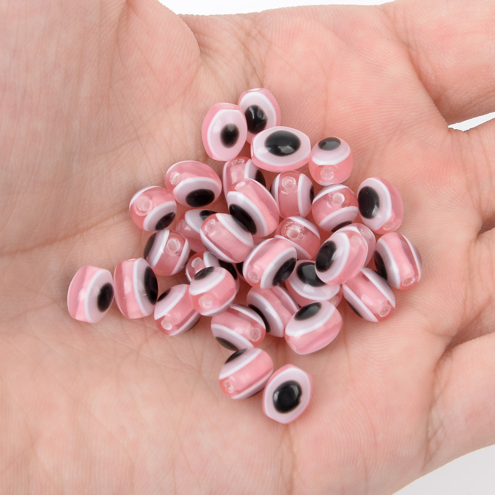 Pink Oval 8*10mm50/Pack