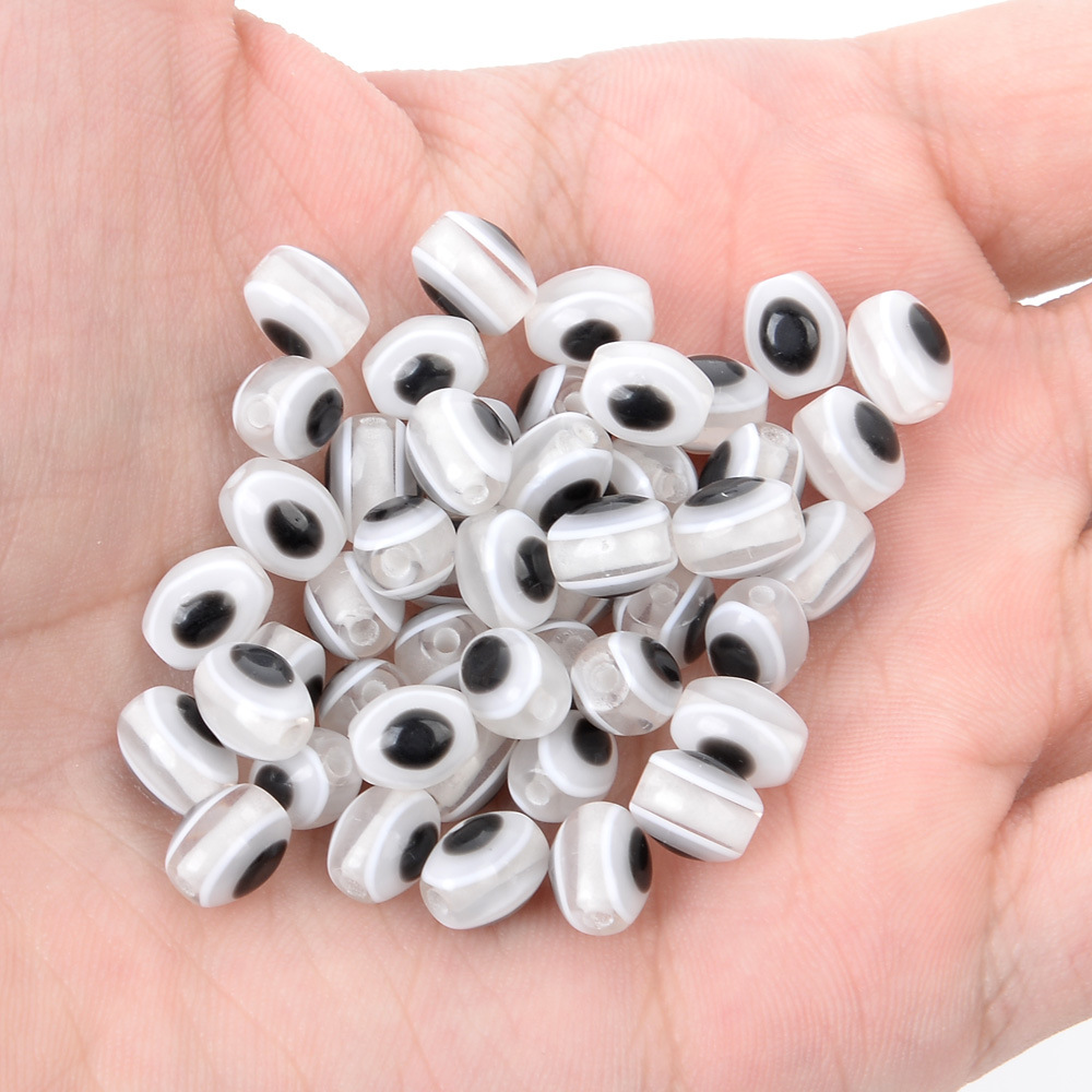 White Oval 9*12mm50/Pack