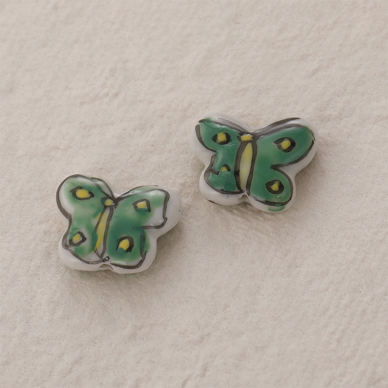 1:green butterfly