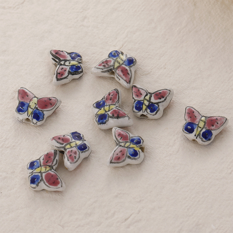 pink blue butterfly