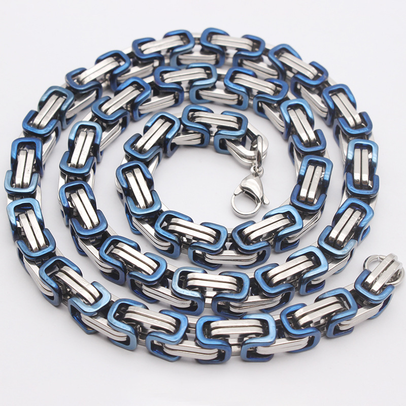 1:Double blue necklace