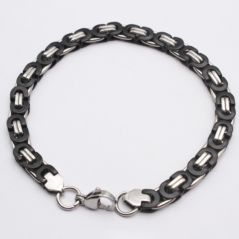 2:black bracelet