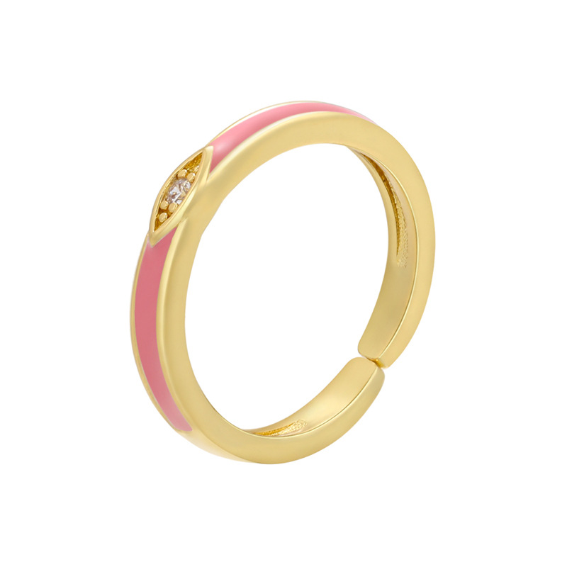 gold color plated with pink color