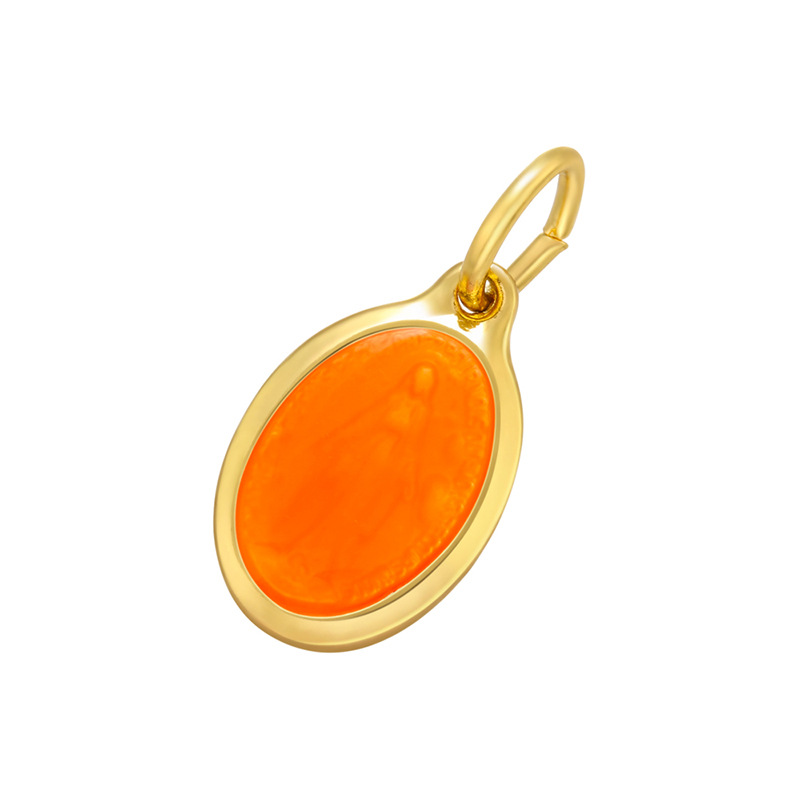 3:color oro placcato con il colore arancione