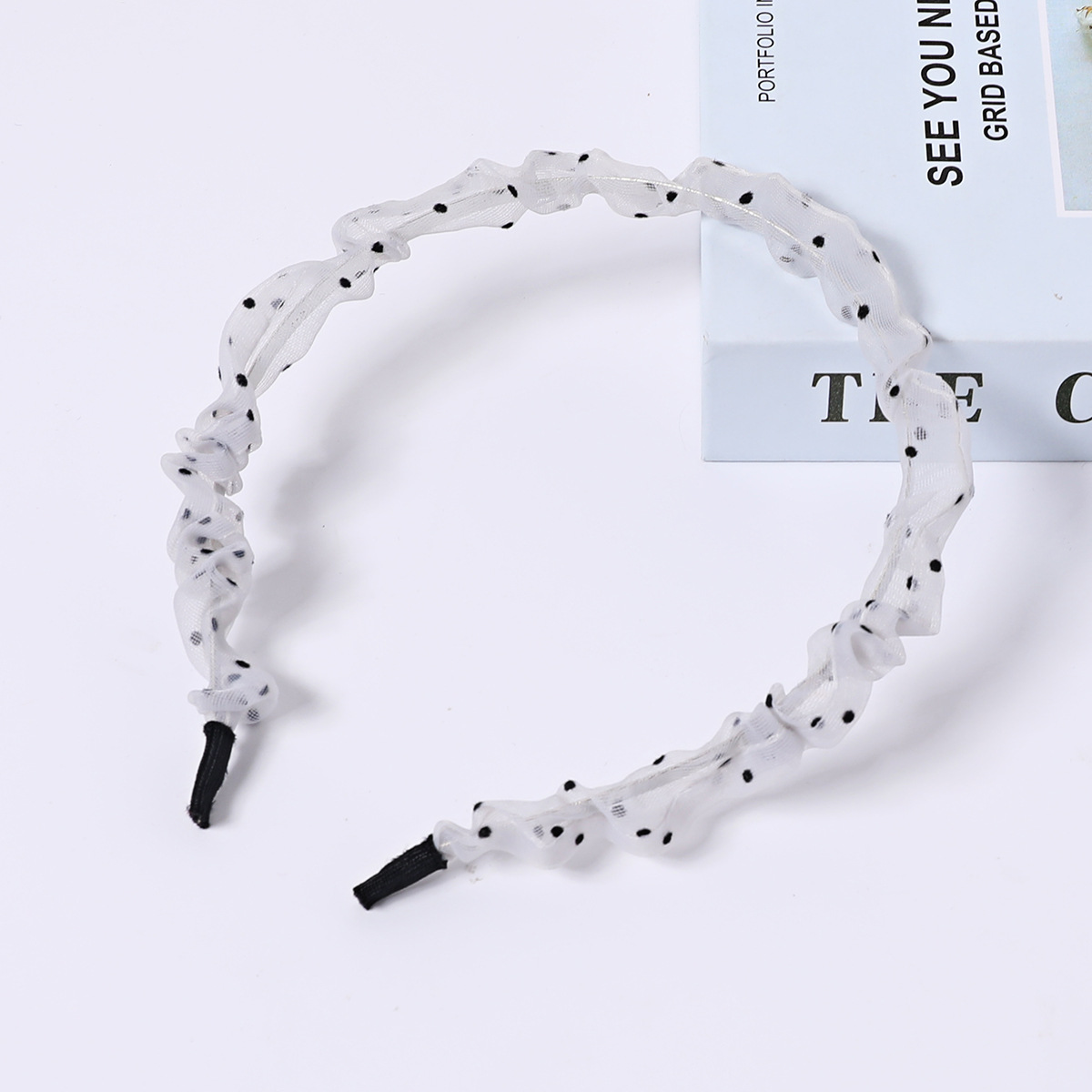 10:Grey Dot Yarn Large Intestine Headband