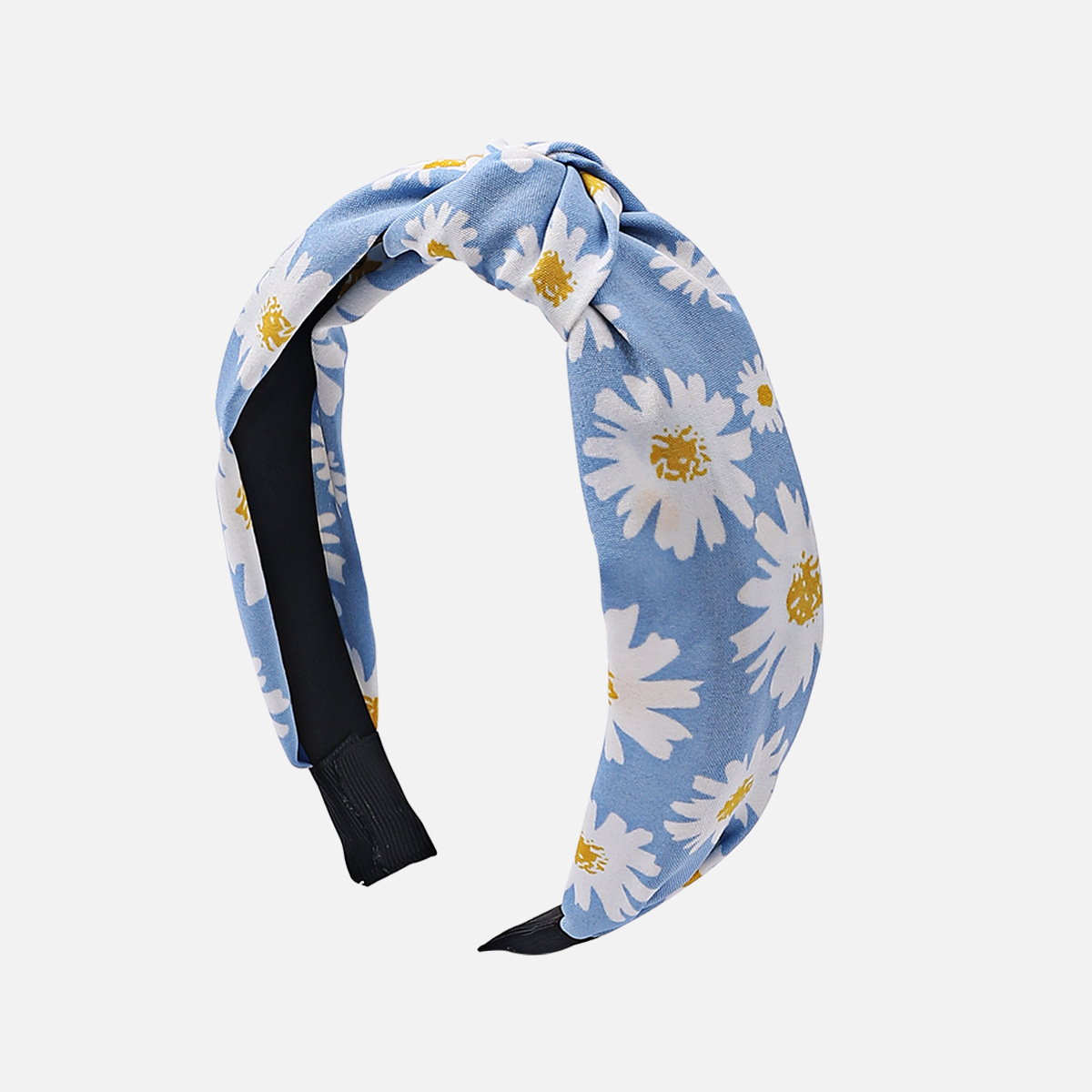 2:blue daisy knot headband