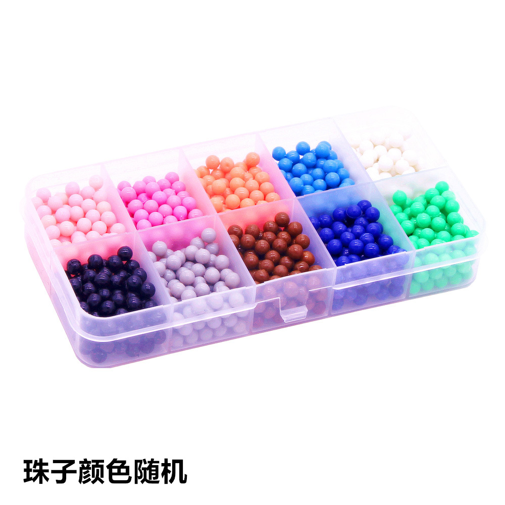About 1200 beads in a 10-color box (without accessories)