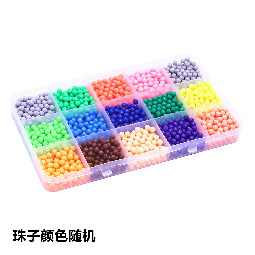 About 2200 beads in a 15-color box (without accessories)