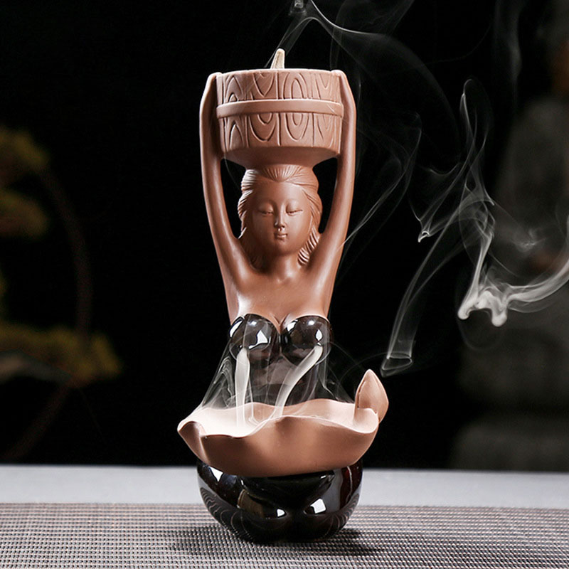 Goddess incense burner