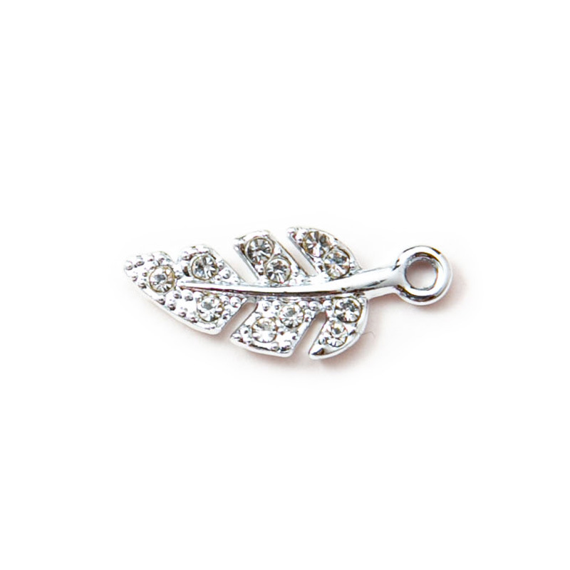 Small white tree leaf 6*18mm