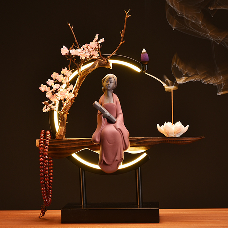 Shili Peach Blossom [Qin] + Lamp Full Set