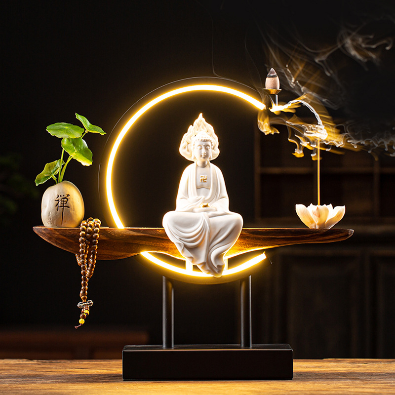Peaceful Buddha - complete set with lamp ring