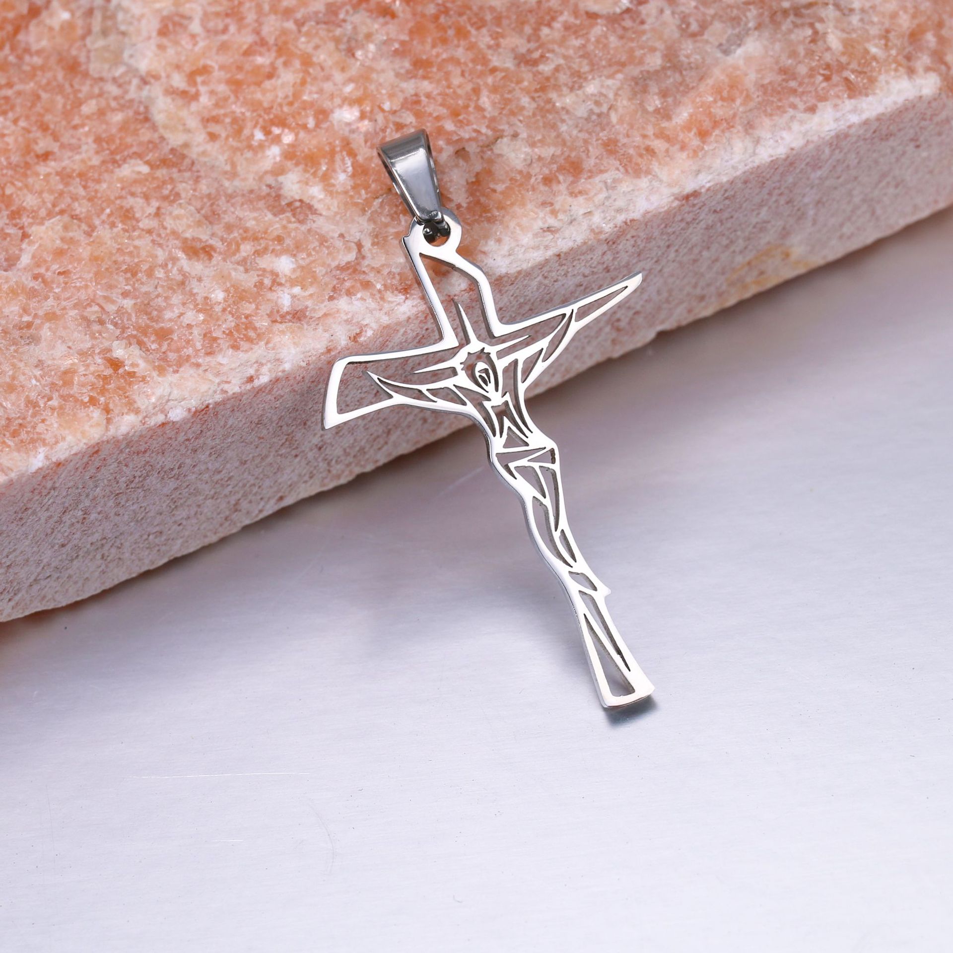 1:jesus cross steel