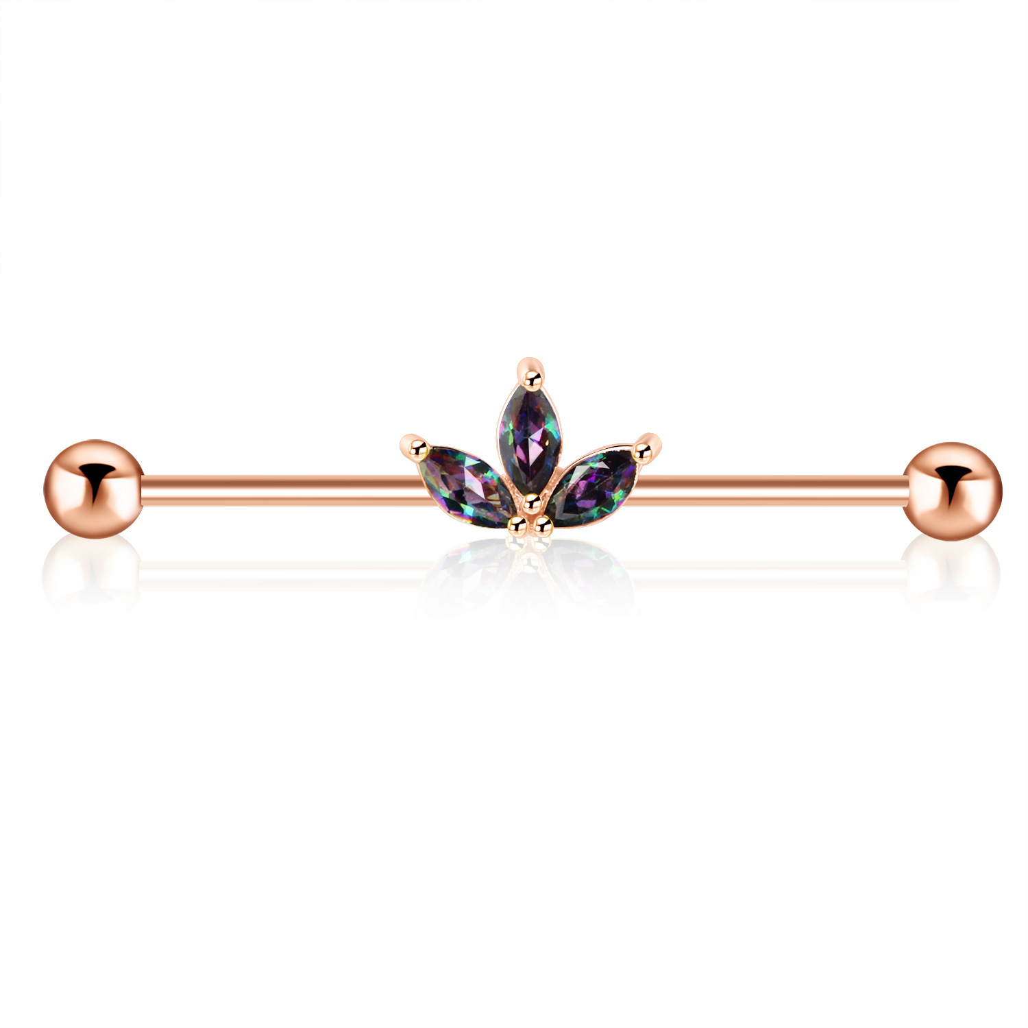 3:Rose Gold colored zircon