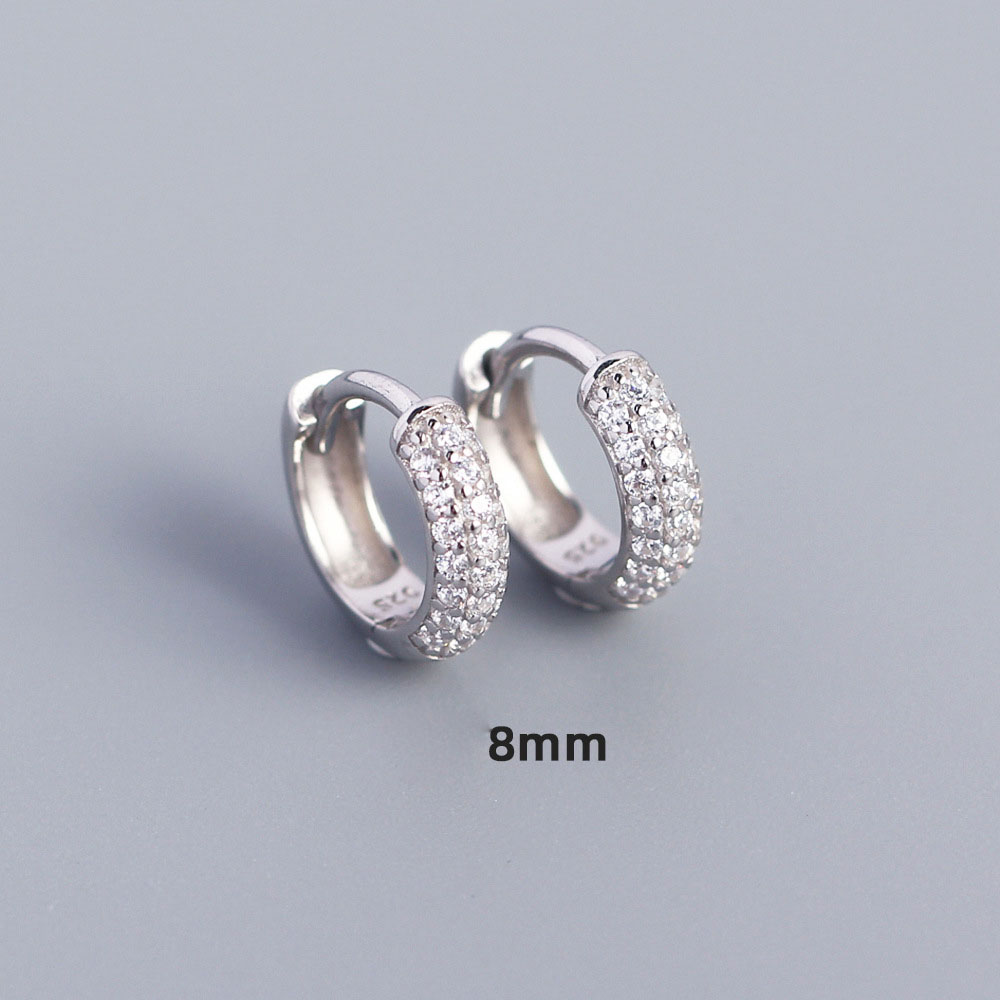 8mm real platinum plated