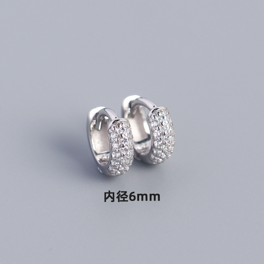 6mm real platinum plated